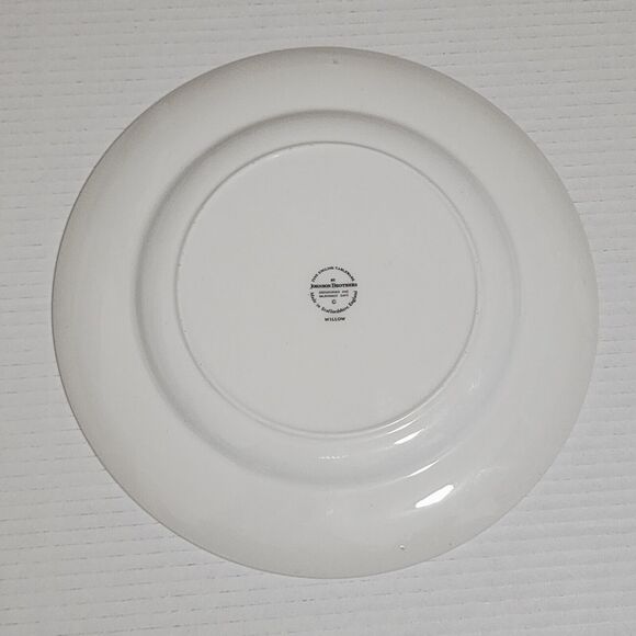 Johnson Brothers Willow Dinner Plate 10.25" Blue White Staffordshire England - Picture 3 of 7